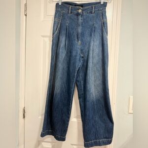 Pinko Women's Relaxed Fit Jeans in Classic Blue